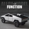 1:24 Tesla Cybertruck Pickup with Motorcycle 