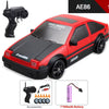 AE86 Model 1/18 RC Car 2.4G Remote Control 15Km/H AWD on Road LED Light ESP Gyroscope RC Drift Racing Toy Car Gift for Boy