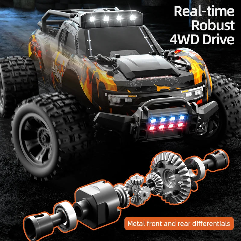 JJRC C8810 Carbon Brush 1:18 Full Scale RC Drift Cars for Adults with 4X4 High Speed Off-Road Electric Toy Car Rc High Speed Car