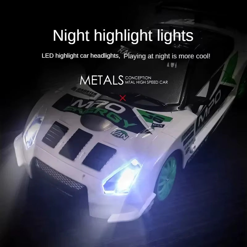 AE86 Model 1/18 RC Car 2.4G Remote Control 15Km/H AWD on Road LED Light ESP Gyroscope RC Drift Racing Toy Car Gift for Boy